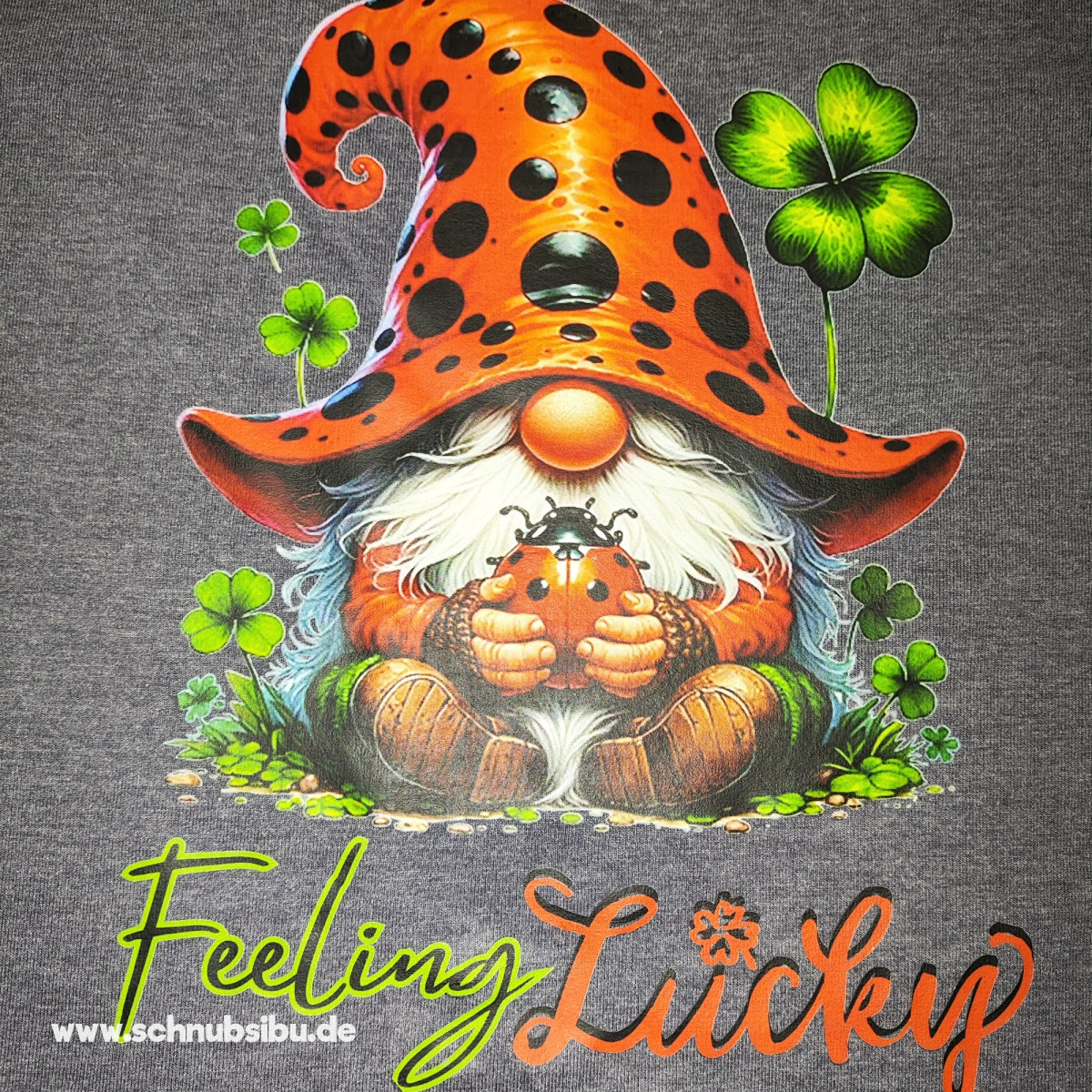 Bügelbild Wichtelkollektion - Feeling Lucky